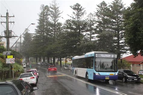 Premier Charters bus m/o 8528 on route 2 along Lawrence Hargrave Drive in Thirroul - Wongm's ...