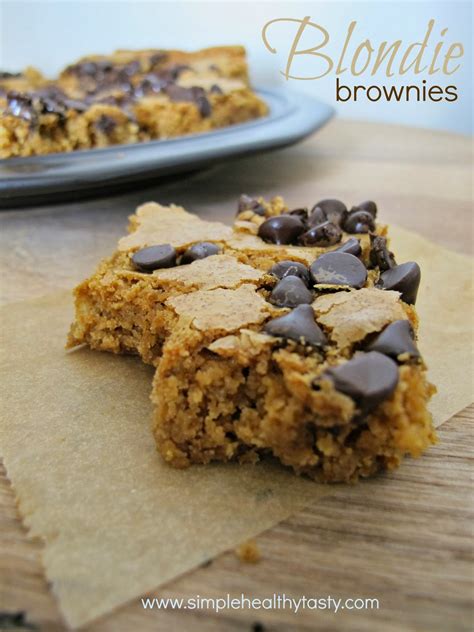 Simple. Healthy. Tasty: Blondie Brownies