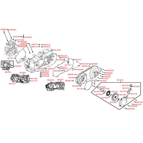 Kymco ATV and UTV Original Replacement Parts Crankcase & Cover Parts Kymco OEM | Scooter Parts ...