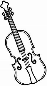 VIOLIN COLORING sketch template