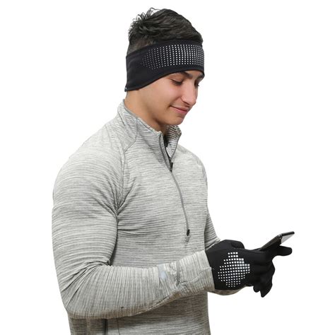 Mens Running Gloves - Touchscreen Gloves