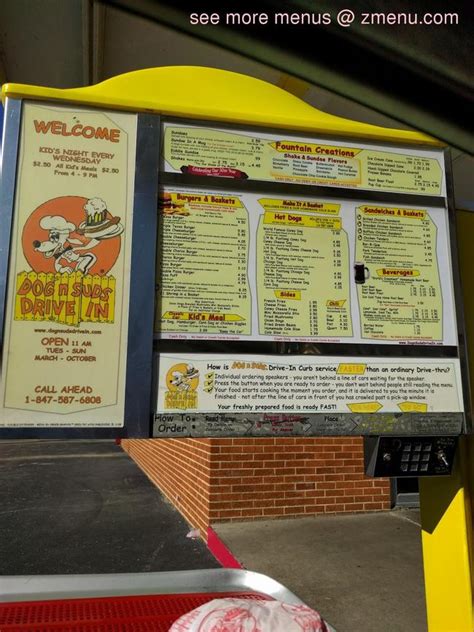 Online Menu of Miller's Dog N Suds Drive In Restaurant, Fox Lake, Illinois, 60041 - Zmenu