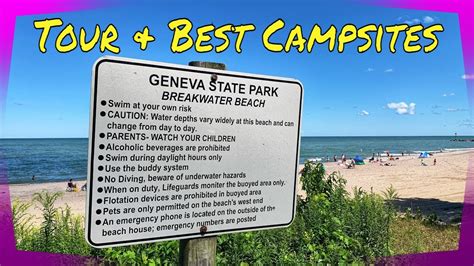 Geneva State Park | Tour and Best Campsites - YouTube