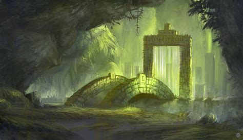 Bridge to the Spirit World, Nele Diel on ArtStation at https://www ...