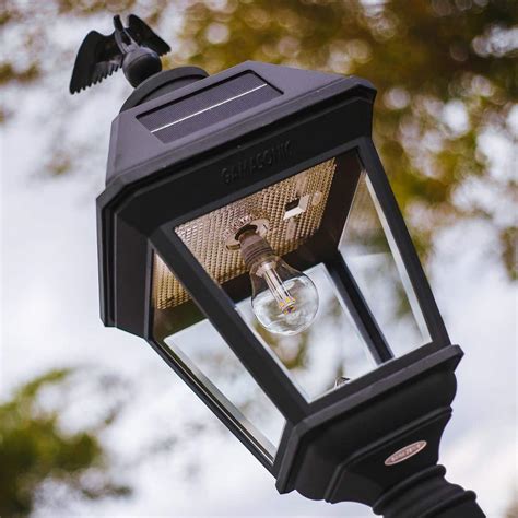 Gama Sonic Imperial Bulb Solar Post Light | Greenlytes Store