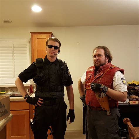 [Self] Wesker (plus Barry!) from REmake. Wondercon and SDCC 2016 : cosplay