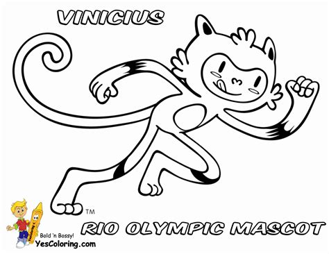 Olympic Mascots Coloring Pages