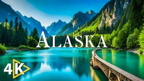 FLYING OVER ALASKA (4K Video UHD) - Soothing Music With Beautiful Nature Video - 4K Video Ultra ...