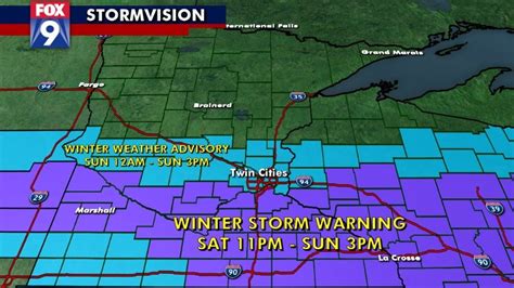 Winter storm warning issued for parts of metro, southern Minnesota