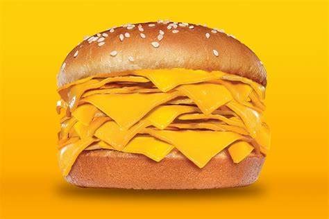 Burger King Thailand Introduces "Real Cheese Burger" With 20 Slices Of Chees