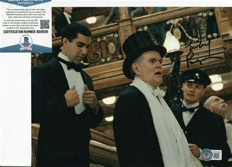 MICHAEL ENSIGN signed (TITANIC) Benjamin movie 8X10 photo BECKETT BAS BD19939 | Autographia