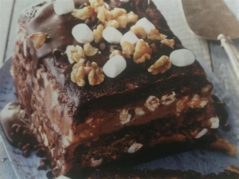 Rocky Road Ice Cream Cake Recipe | Just A Pinch Recipes