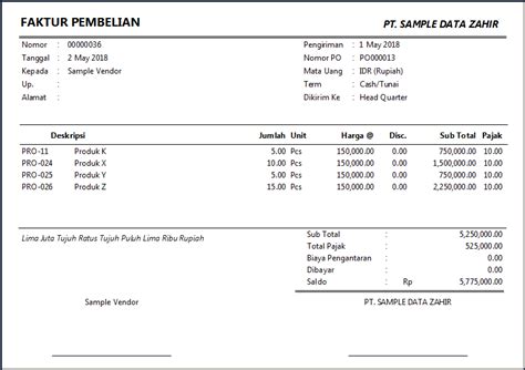 Contoh Nota Kredit Yang Sudah Diisi - Nota Kredit Credit Note Pengertian Manfaat Dan Contoh ...