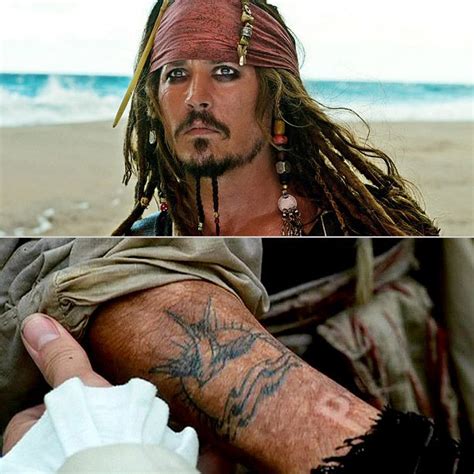 Johnny depp captain jack sparrow tattoo – Artofit