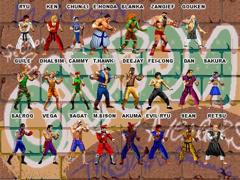 Street Fighter characters in Mortal Kombat style by DeathColdUA on DeviantArt