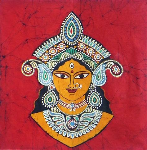 Face of Goddess Durga