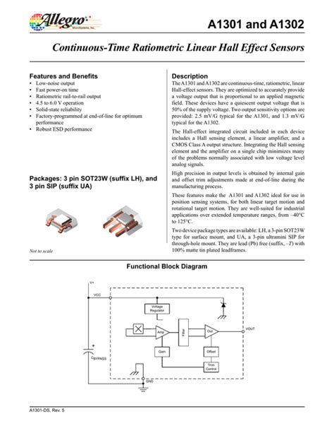 Smd Hall Effect Sensor Datasheet at Adam Hanson blog