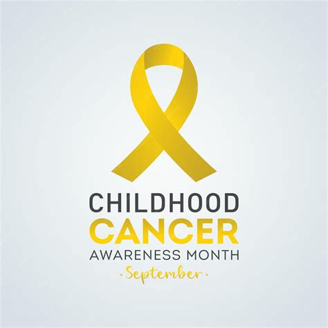 Premium Vector | September is childhood cancer awareness month Childhood cancer awareness month ...