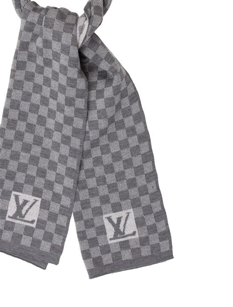 Louis Vuitton Petit Damier Scarf - Grey Scarves, Accessories ...