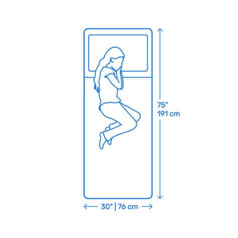 Small Single Bed Dimensions & Drawings | Dimensions.Guide