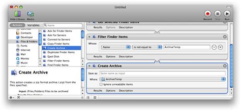 Automator Tutorial: Getting Started with the Mac OS X Automator -- Reality Distortion: Macs, Mac ...