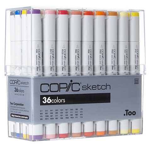 Copic Sketch Set Of 36 Markers