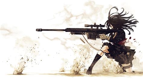 Anime Girl With Sniper Wallpapers - Wallpaper Cave