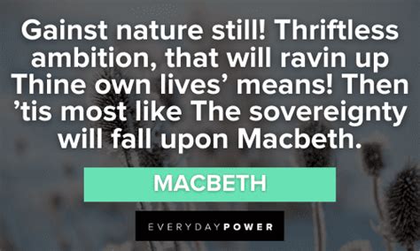 Macbeth Quotes About Power and Ambition – Daily Inspirational Posters