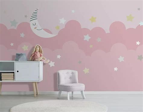 Baby Girl Nursery Wall Murals - Mural Wall