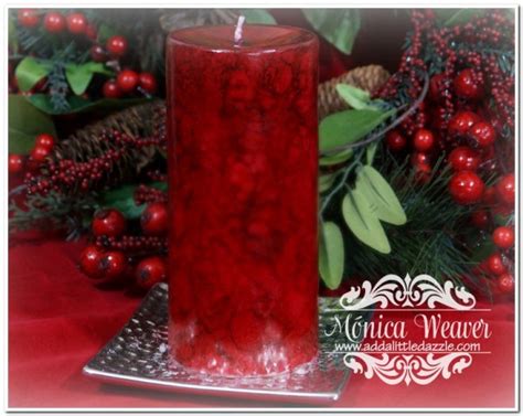 DIY Christmas Candles | Add A Little Dazzle