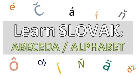 Learn SLOVAK: Abeceda │ Alphabet in 2022 | Alphabet, Learning, Hello everyone