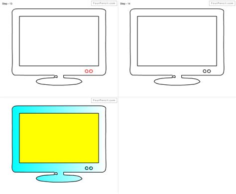 How To Draw Tv Step By Step at Drawing Tutorials