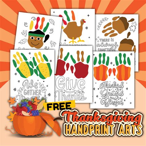 Thanksgiving Handprint Art