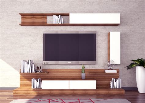 Modern Tv-Unit Design 3D Model | Furniture 3D Models ~ Creative Market