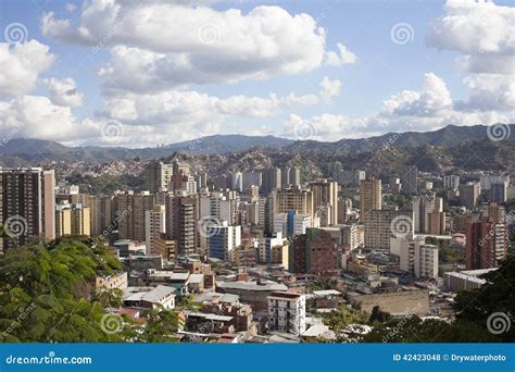 Skyline and Buildings of Caracas Stock Photo - Image of street, modern ...