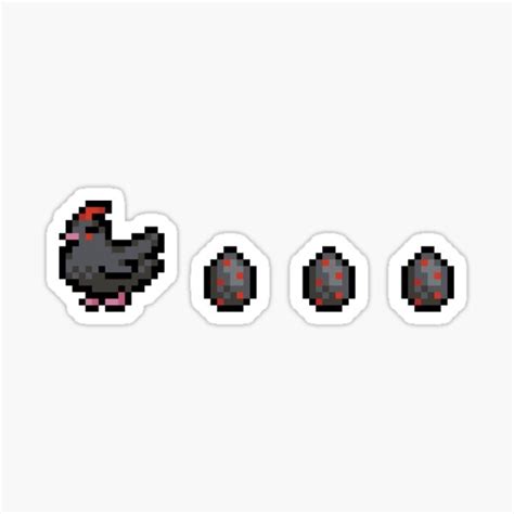 "Stardew Valley | Void Chicken Egg Parade" Sticker by Katey506 | Redbubble