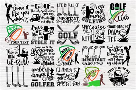 Golf Quotes, Golf Club Svg Cut Files Graphic by TonisArtStudio · Creative Fabrica