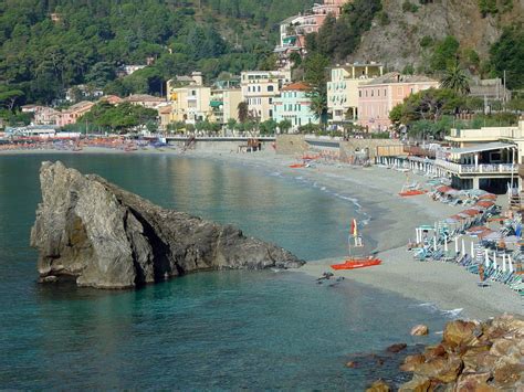 The beach in Monterosso al Mare, Italy