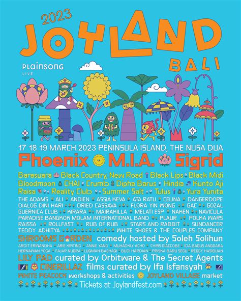 Joyland Bali 2023 unveils final line-up led by Phoenix, Sigrid, M.I.A.