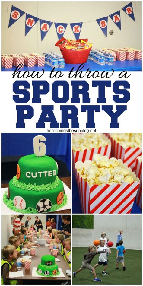 Throw an Easy and Affordable Sports Party