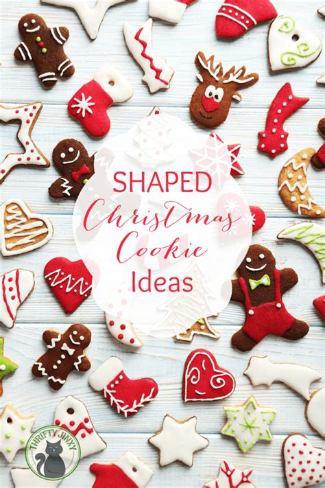 5 Fun Shaped Christmas Cookies Ideas - Thrifty Jinxy