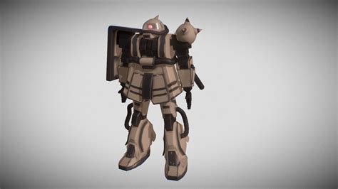 Zaku 3D models - Sketchfab