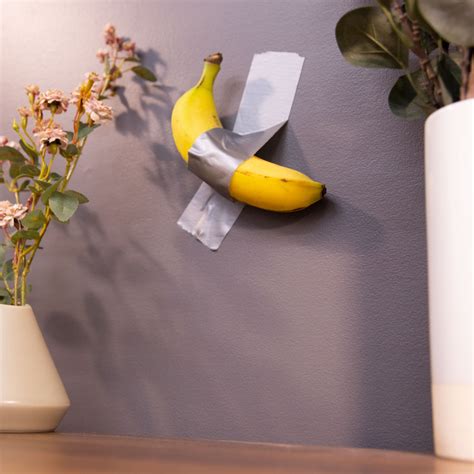 Banana Taped to Wall – Art by Philip Roberts