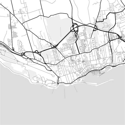 Downtown map of Ponta Delgada, Portugal - HEBSTREITS Sketches | Map, Downtown, Park trails