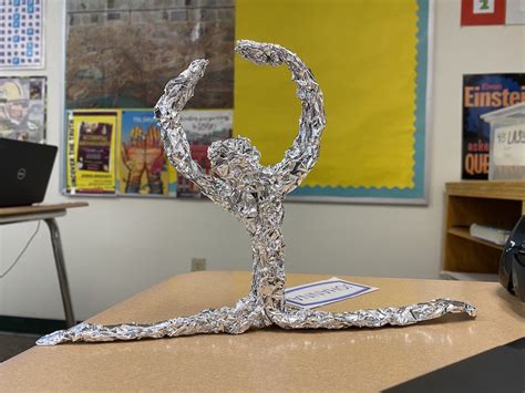 Tinfoil Figure Sculpture