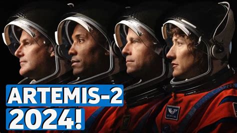 FIRST CREW AND NEW SPACESUITS FOR ARTEMIS MISSION 2024!