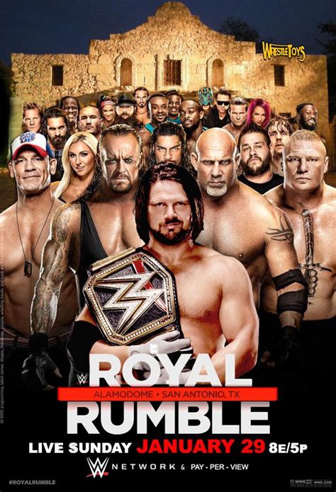 Royal Rumble 2017 Poster (FIXED) : r/Wrasslin