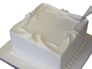 How to pipe a square weddingcake - Step 5 | Cake decorating, Cake ...