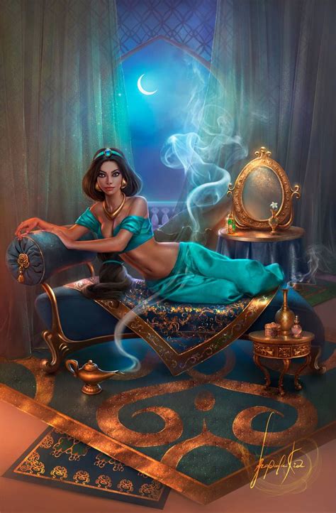 https://www.deviantart.com/missqualle/art/Jasmine-718401461 | Disney princess art, Disney ...