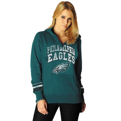 Philadelphia Eagles Ladies Preseason Favorite II Pullover Hoodie ...